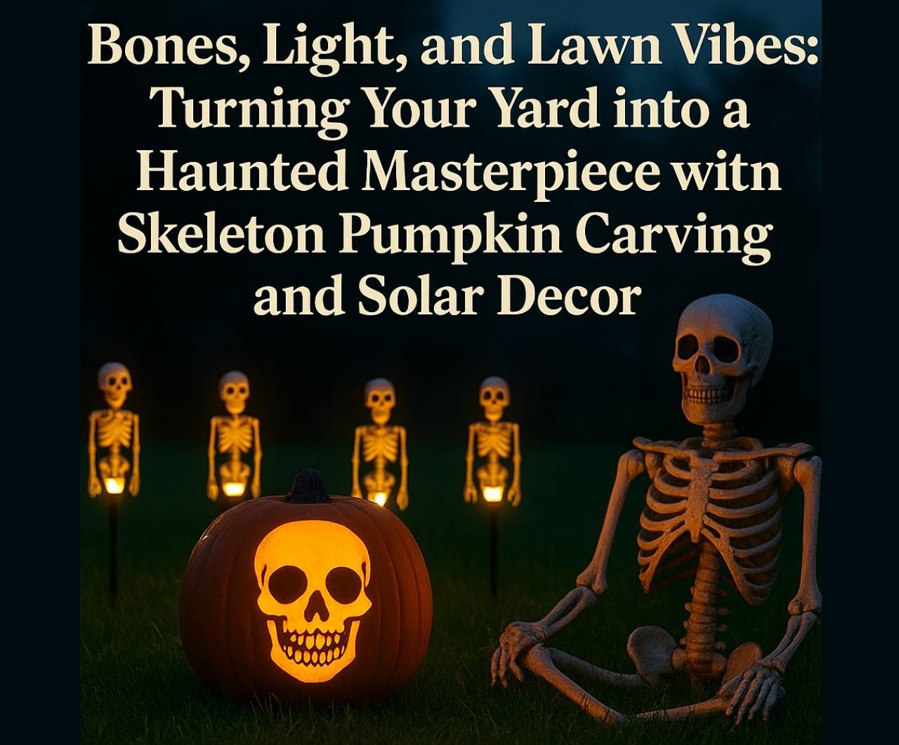 Skeleton Pumpkin